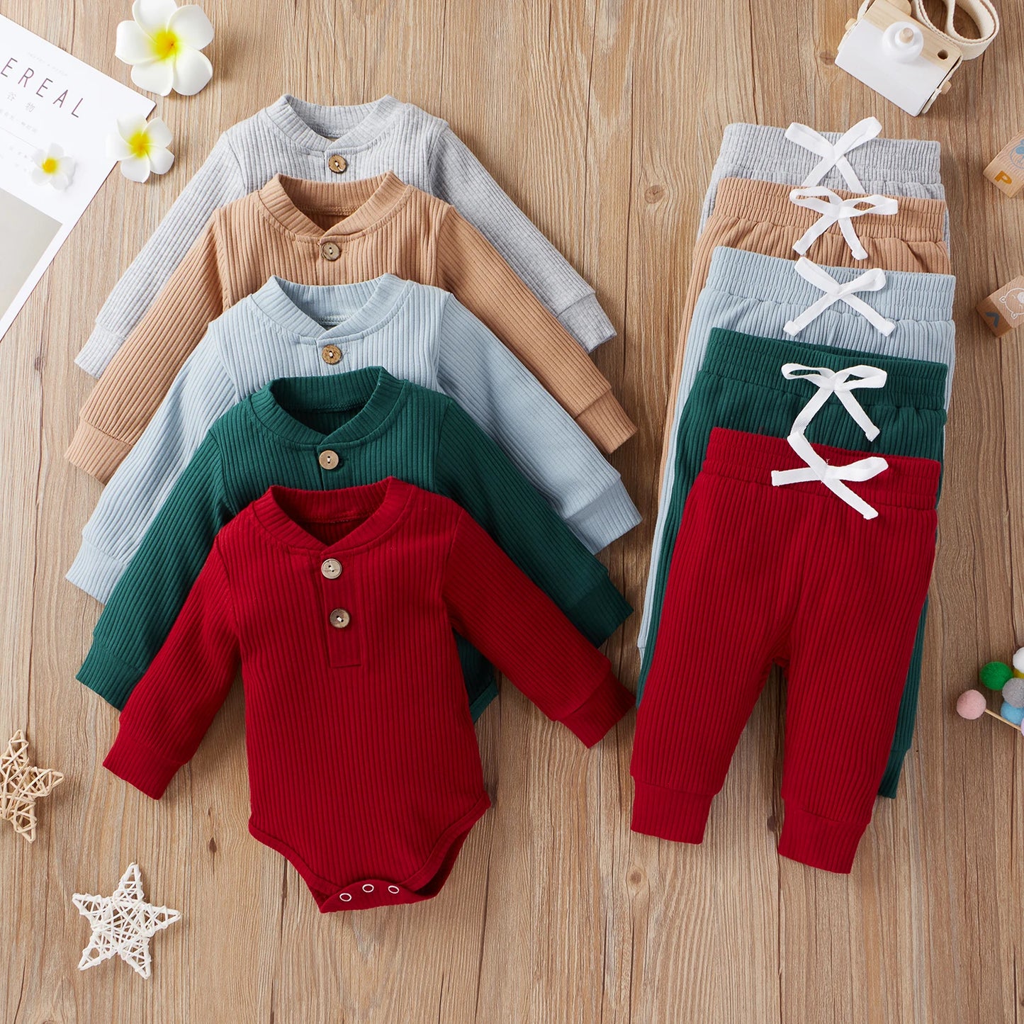 Baby Long Sleeve Romper Sets
