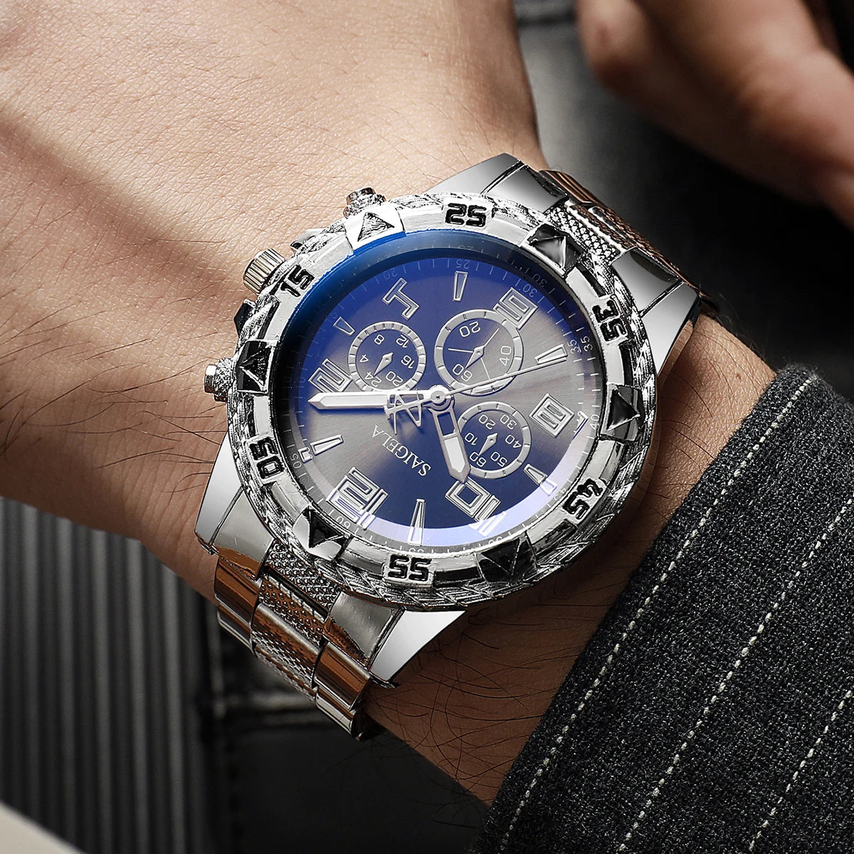 Luxury Men's Watch Set - 2-Piece
