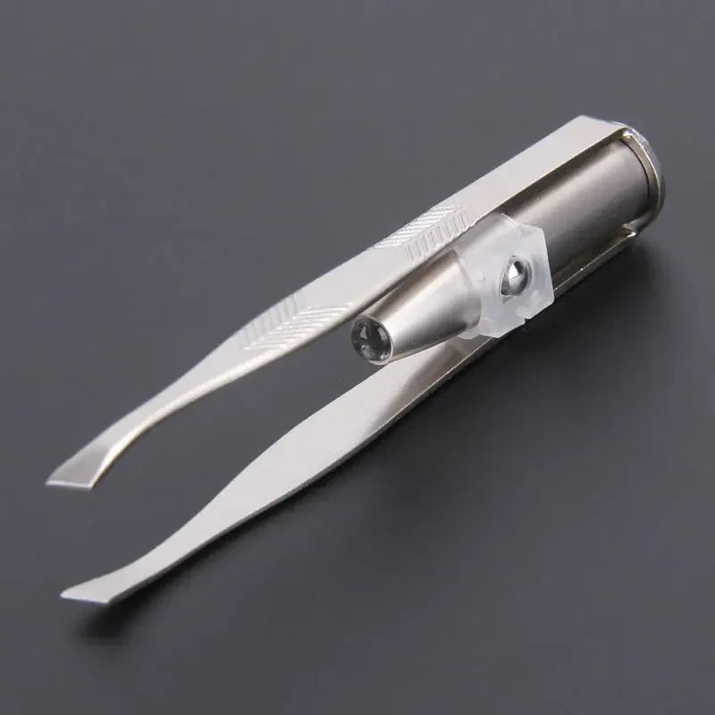 Tweezers With Built-In LED Light