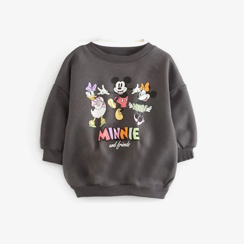 Girl's Sweaters - Minnie Mouse Print