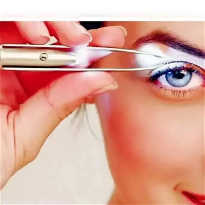 Tweezers With Built-In LED Light