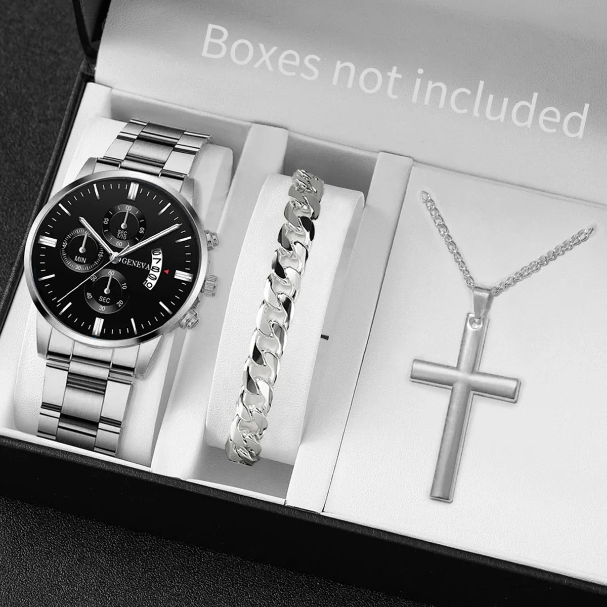 3-Piece Men's Watch Set