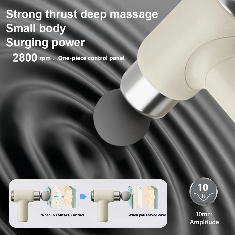 Stylish Portable Deep Tissue Massage Gun