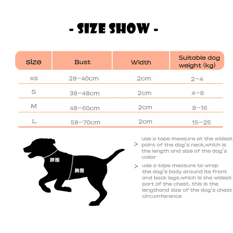 Pet Dog Harness and Leash