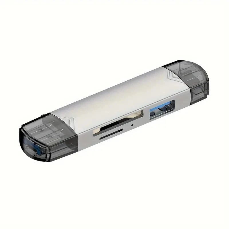 6-in-1 USB 3.0 Flash Drive and Card Reader
