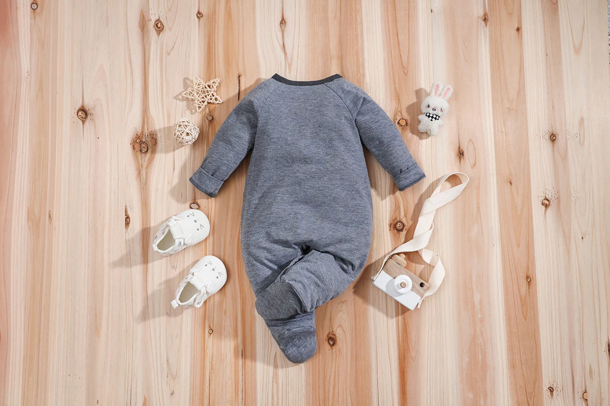 Baby Romper Jumpsuit - Closed Foot