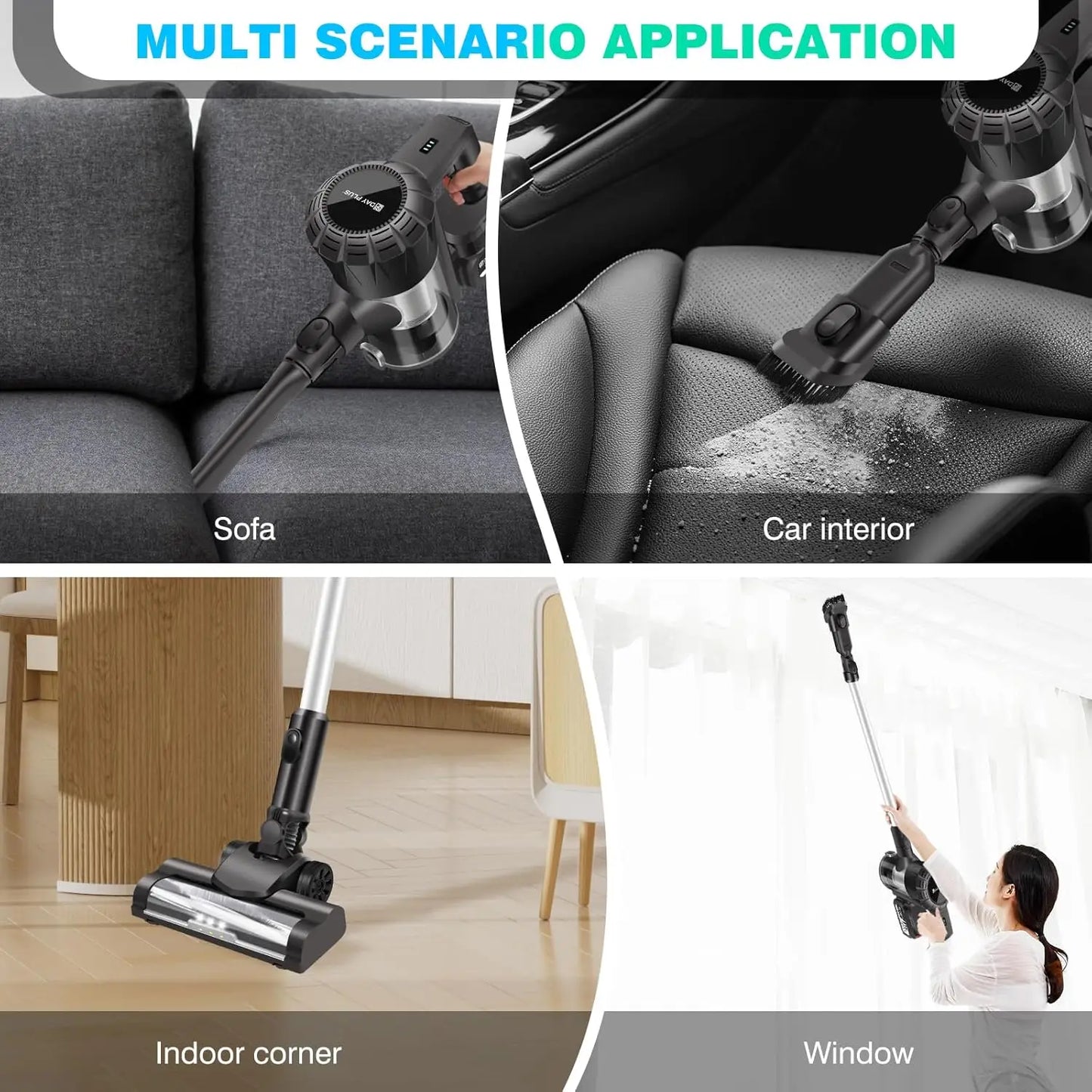 Self-Standing Powerful Cordless Vacuum Cleaner