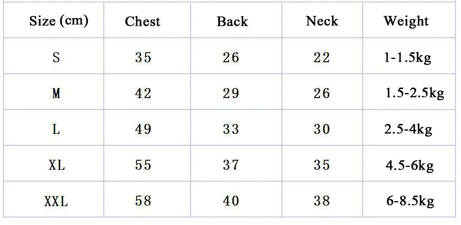 "The Dog Face" Pet Vest