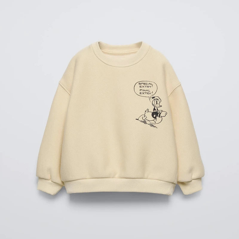 Girl's Sweaters - Minnie Mouse Print