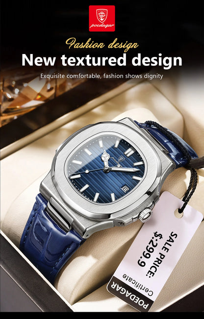 POEDAGAR Luxury Men's Wristwatch