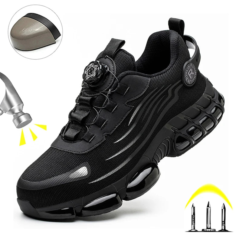 Indestructible Steel Toe Protective Safety Shoes