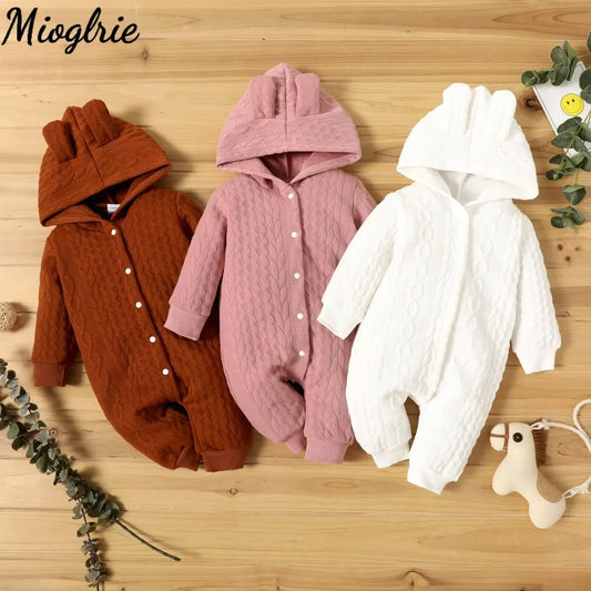 Baby Hooded Rompers