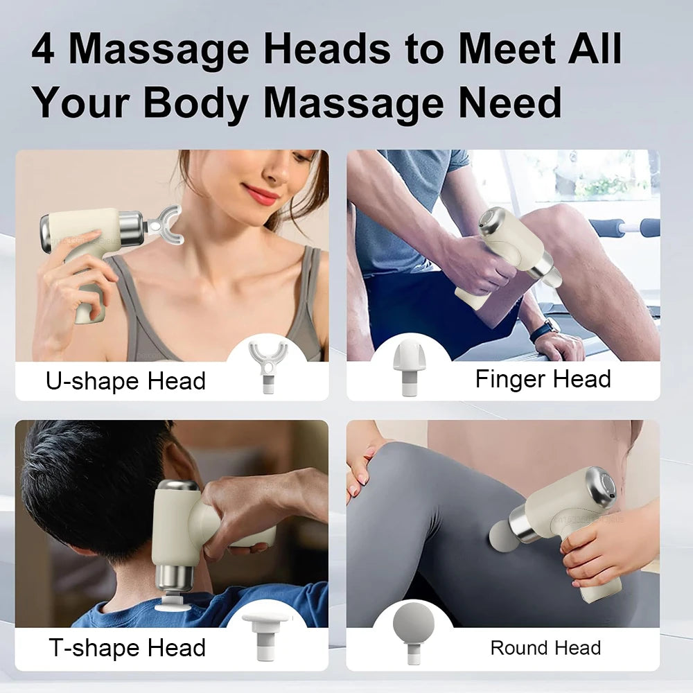 Stylish Portable Deep Tissue Massage Gun