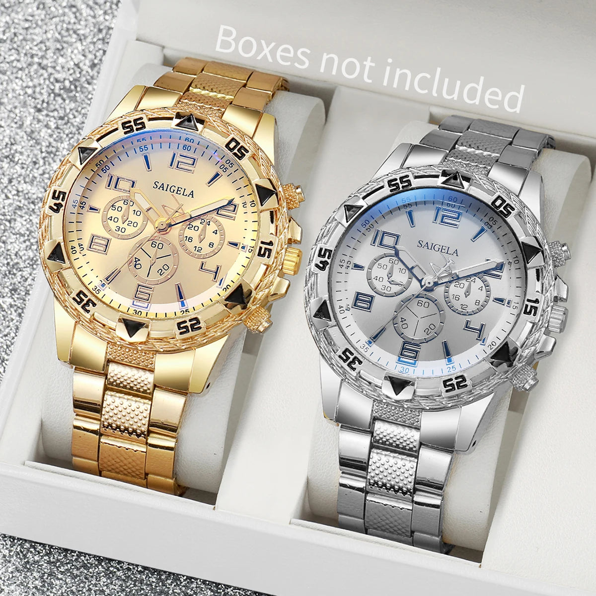 Luxury Men's Watch Set - 2-Piece