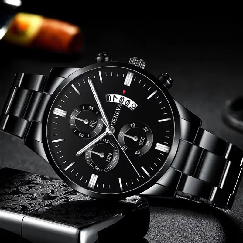 3-Piece Men's Watch Set