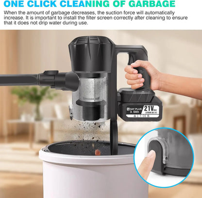 Self-Standing Powerful Cordless Vacuum Cleaner