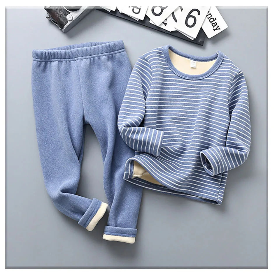 Children's Striped Pajama Sets