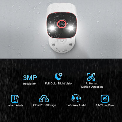 Hi-Definition Indoor/Outdoor Security Camera