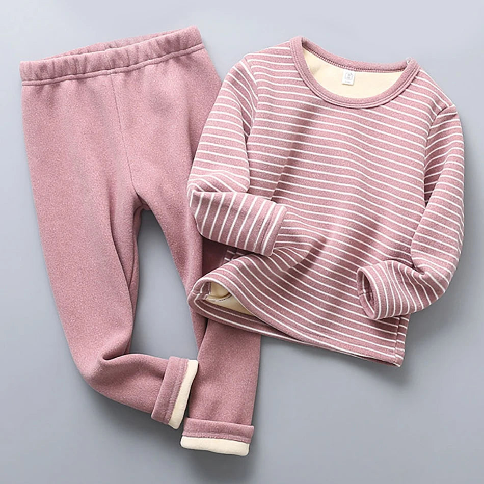 Children's Striped Pajama Sets