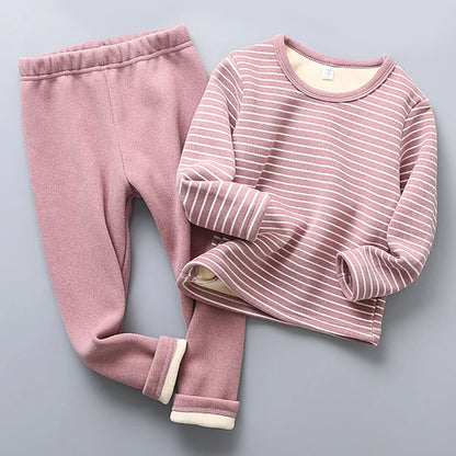 Children's Striped Pajama Sets