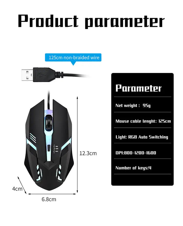 Ergonomic Gaming Mouse