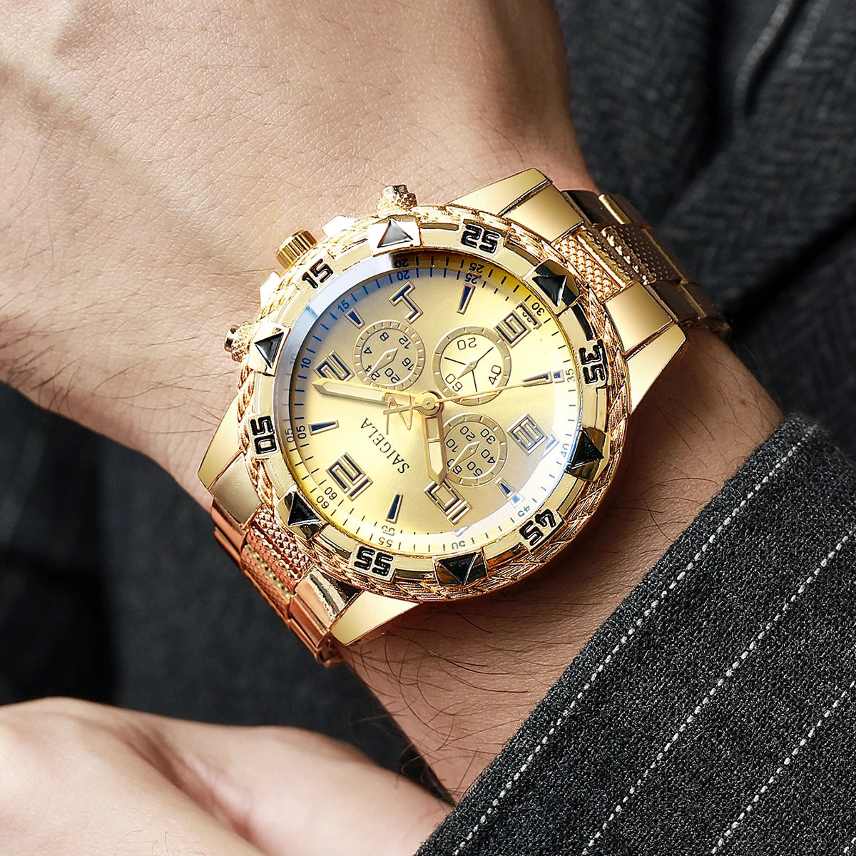 Luxury Men's Watch Set - 2-Piece