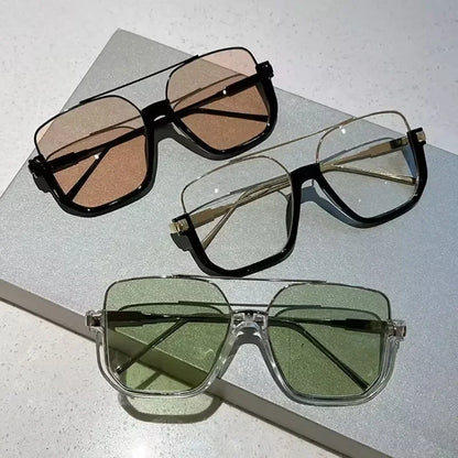 Trendy Polygonal Punk Sunglasses