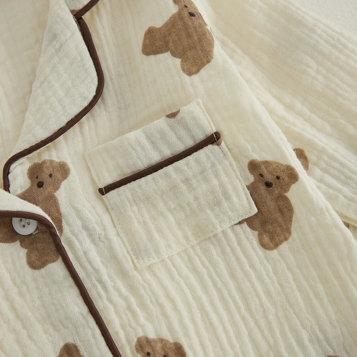Kid's Pajama Suit Bear Print