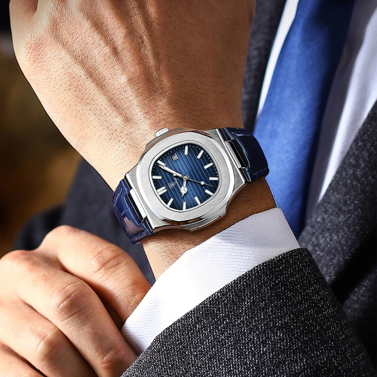 POEDAGAR Luxury Men's Wristwatch