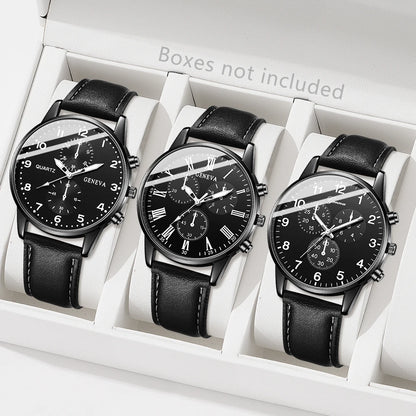 Luxury Men's Watch - Pack of 3