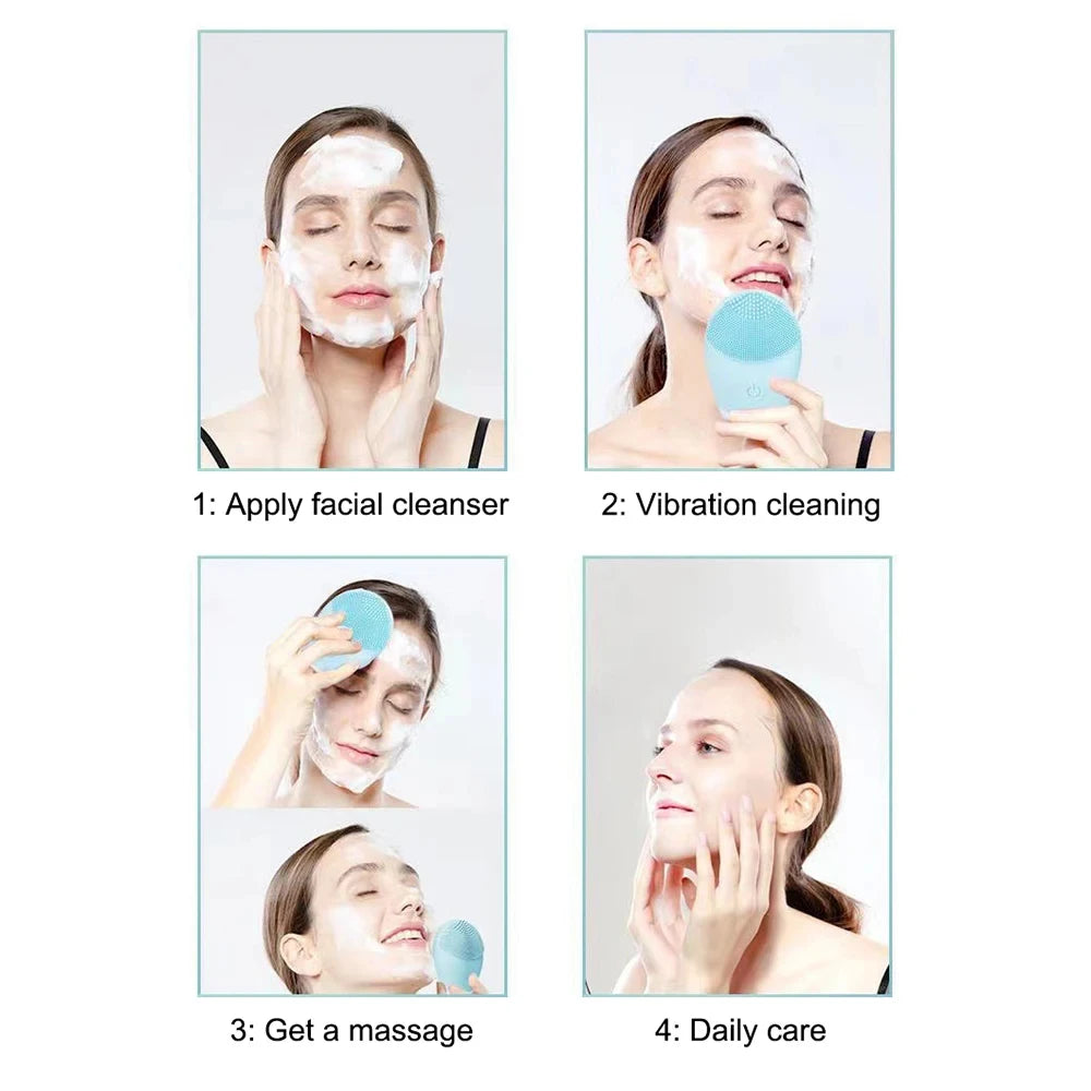 Silicone Facial Cleansing Brush