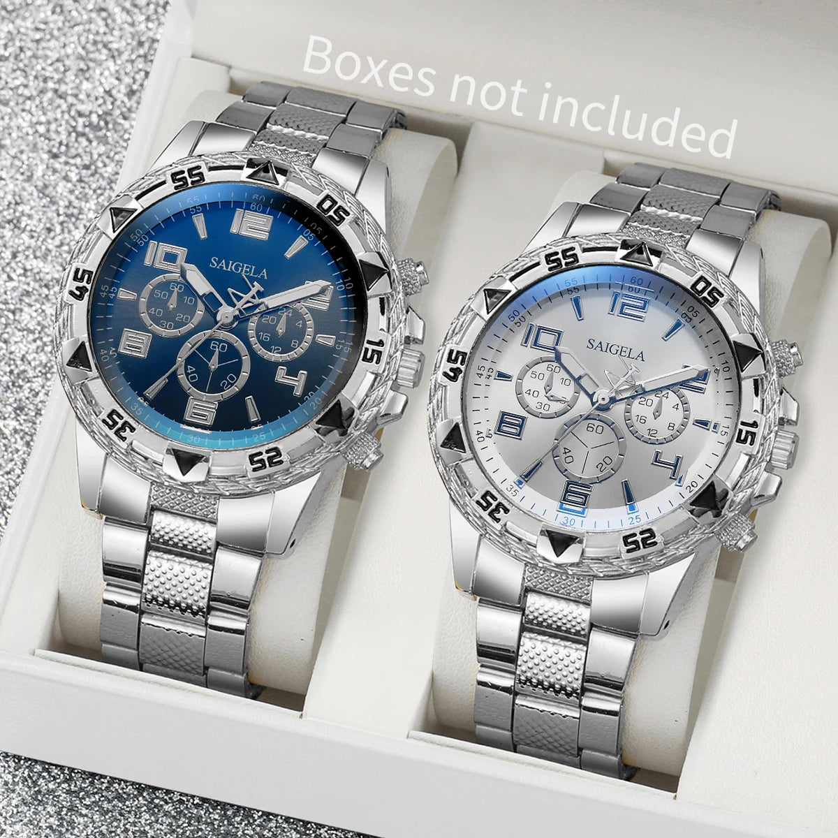 Luxury Men's Watch Set - 2-Piece