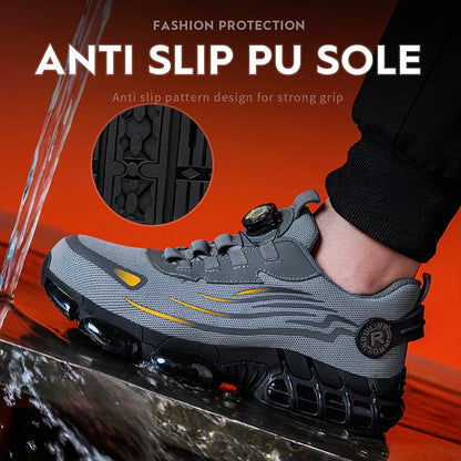Indestructible Steel Toe Protective Safety Shoes