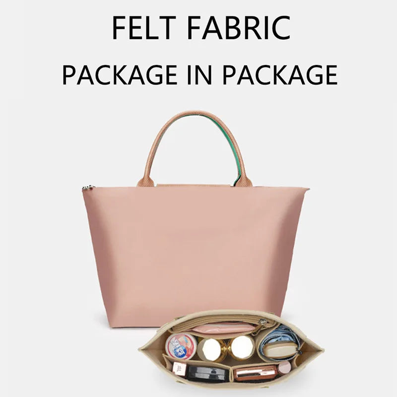 Felt Insert Organizer For Handbags
