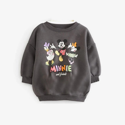 Girl's Sweaters - Minnie Mouse Print