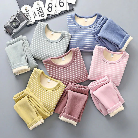 Children's Striped Pajama Sets