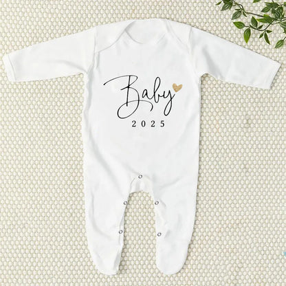Baby Announcement Baby Sleepsuit