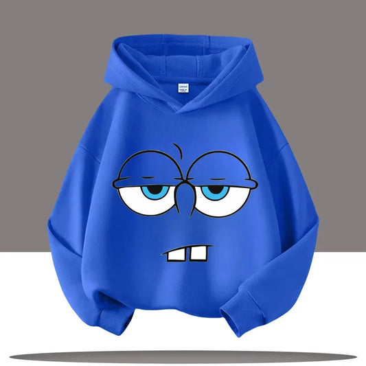 SpongeBob Face Cartoon Children's Hooded Sweatshirt