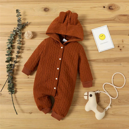 Baby Hooded Rompers