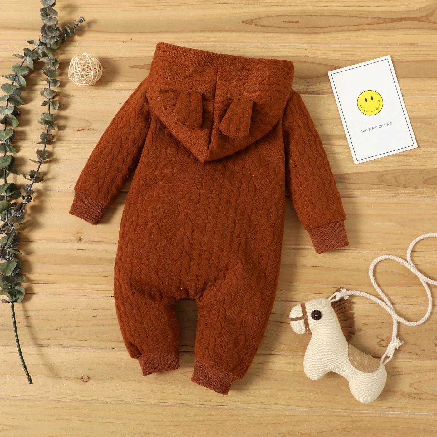 Baby Hooded Rompers