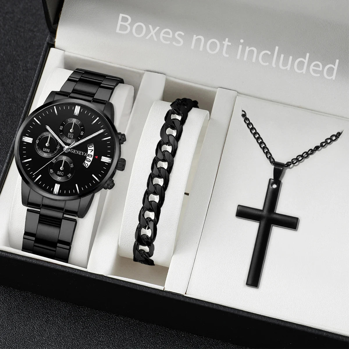 3-Piece Men's Watch Set