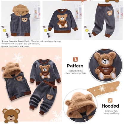 Baby and Toddler 3-piece Sweatsuit