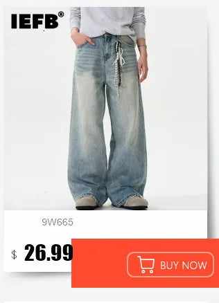 IEFB Summer Men's Denim Pants