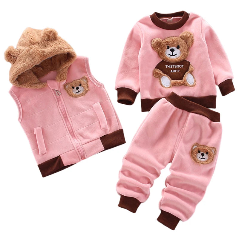Baby and Toddler 3-piece Sweatsuit