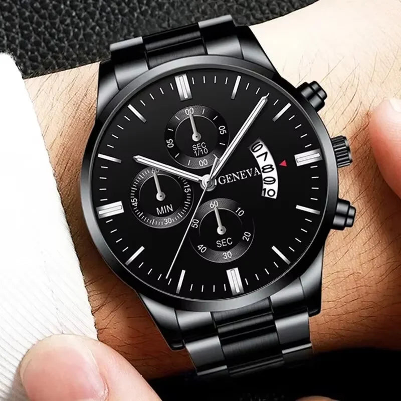 3-Piece Men's Watch Set