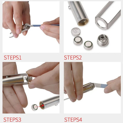 Tweezers With Built-In LED Light