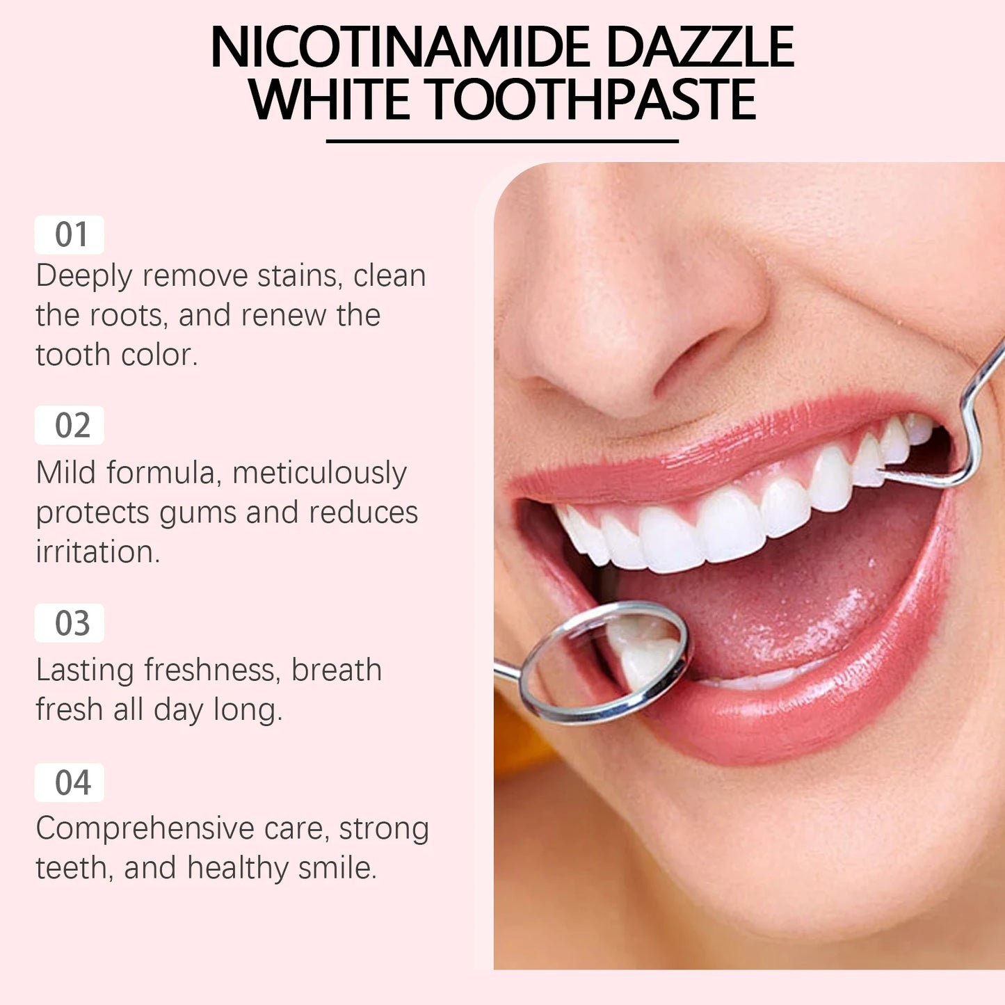 Oralhoe Niacinamide Whitening Toothpaste
