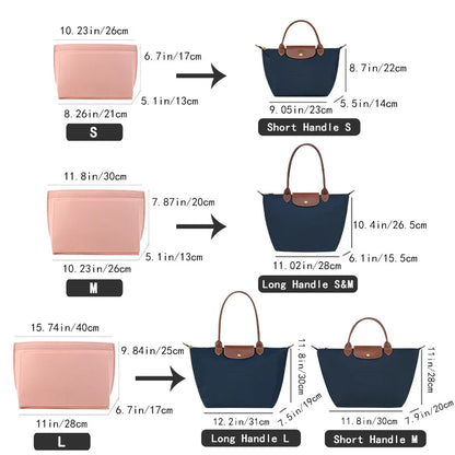 Felt Insert Organizer For Handbags