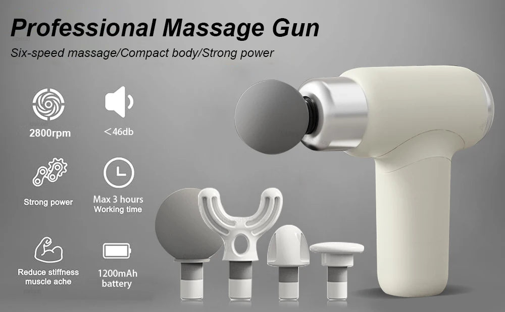 Stylish Portable Deep Tissue Massage Gun