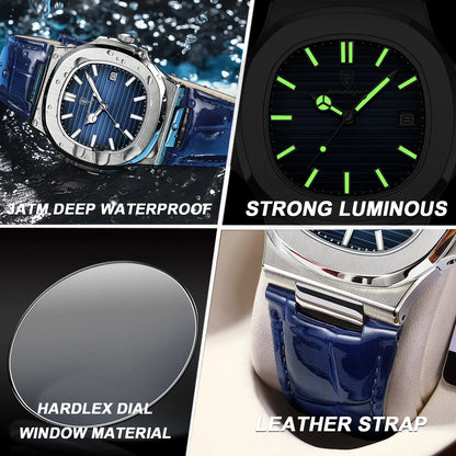 POEDAGAR Luxury Men's Wristwatch